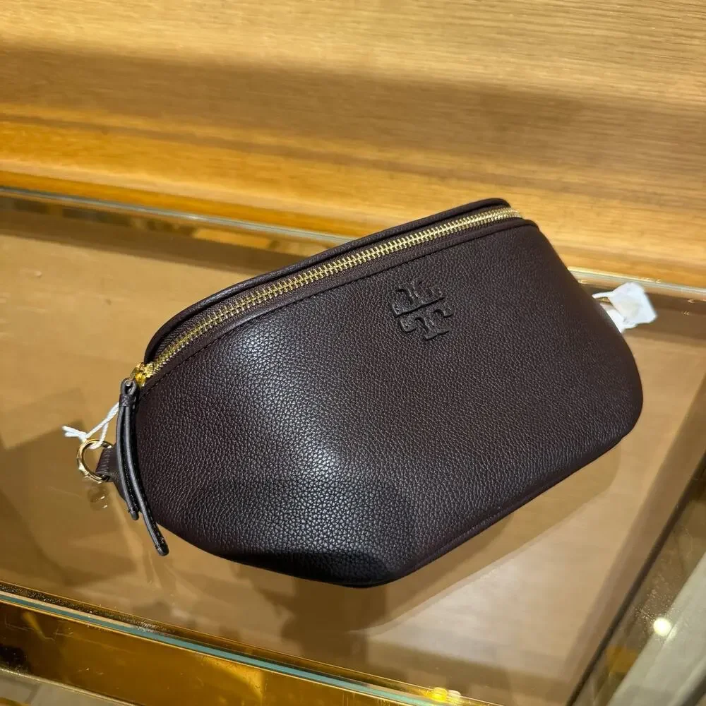 NEW‼️Tory Burch Thea Belt Bag 165917 Deep Brown $390